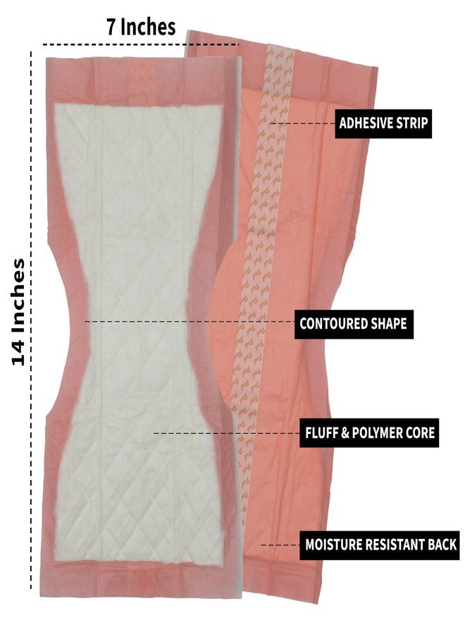 Vakly Extra Large Postpartum Maternity Pads [40 Pack] Hospital Style Super-Absorbent Contoured Pad Liners - 7" Wide X 14" Long - Heavier Overnight Post Birth Protection for Women - Incontinence Liners - Image 5